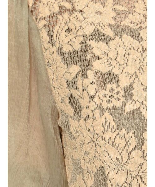 LAGUNAMOON（ラグナムーン）の「LADYジャガードレースフレアーワンピース（ドレス・レディース・ベージュ/ブルー/ブラック・SMALL/MEDIUM）」の19枚目の写真