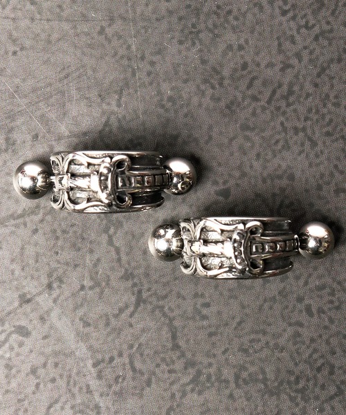 FUNALIVE(ファンアライブ)の「JON ステンレスピアス 両耳用 2点セット 韓国製(ピアス(両耳用)・メンズ・A/B/C/D/E/F/G/H/J・FREE)」の4枚目の写真