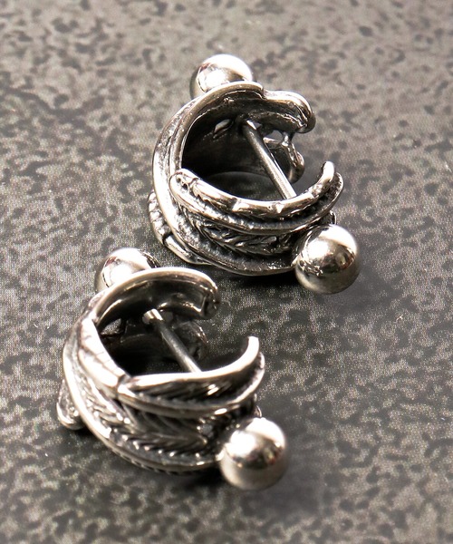 FUNALIVE(ファンアライブ)の「JON ステンレスピアス 両耳用 2点セット 韓国製(ピアス(両耳用)・メンズ・A/B/C/D/E/F/G/H/J・FREE)」の6枚目の写真