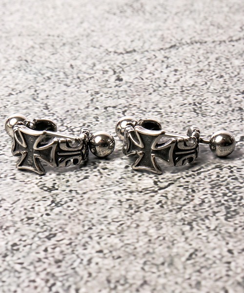 FUNALIVE(ファンアライブ)の「JON ステンレスピアス 両耳用 2点セット 韓国製(ピアス(両耳用)・メンズ・A/B/C/D/E/F/G/H/J・FREE)」の14枚目の写真