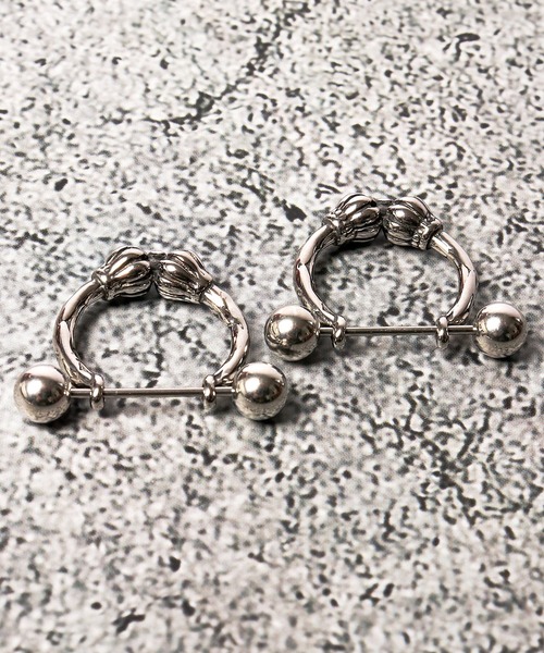 FUNALIVE(ファンアライブ)の「JON ステンレスピアス 両耳用 2点セット 韓国製(ピアス(両耳用)・メンズ・A/B/C/D/E/F/G/H/J・FREE)」の13枚目の写真