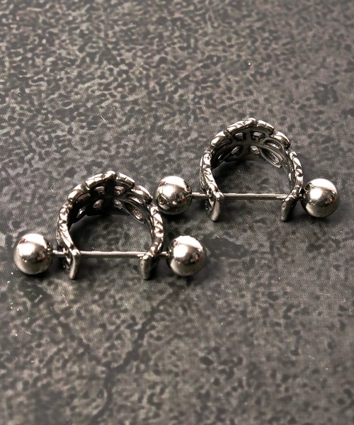 FUNALIVE(ファンアライブ)の「JON ステンレスピアス 両耳用 2点セット 韓国製(ピアス(両耳用)・メンズ・A/B/C/D/E/F/G/H/J・FREE)」の19枚目の写真