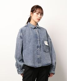 HONEYSUCKLE ROSE | 【HONEYSUCKLE ROSE】ショートデニムシャツアウター(シャツ/ブラウス)
