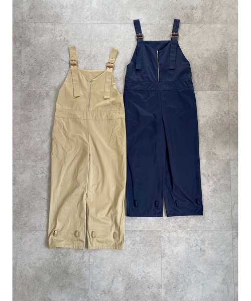 TEVALT（ヴァレット）の「マルチWAYチノサロペット（サロペット/オーバーオール・レディース・キャメル/ネイビー・38）」の6枚目の写真