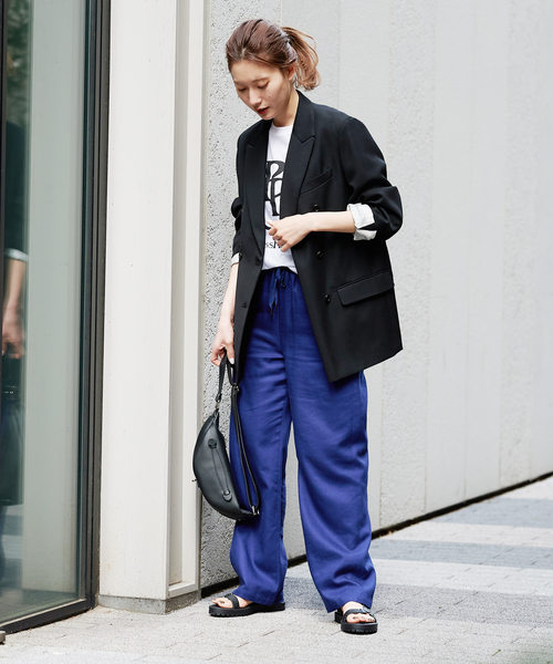 FRAMeWORK（フレームワーク）の「ウールサテンダブルブレスト