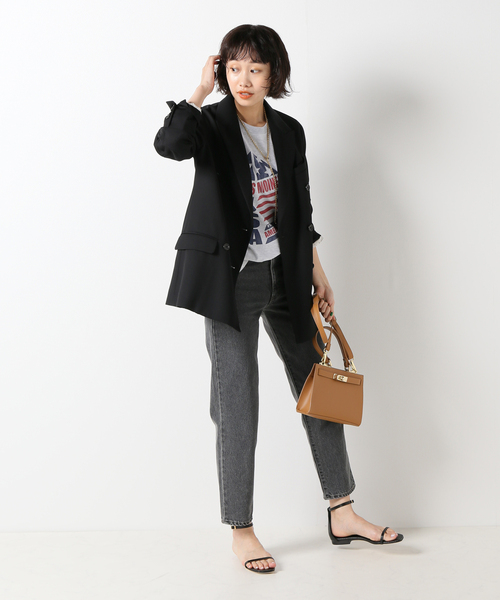 FRAMeWORK（フレームワーク）の「ウールサテンダブルブレスト