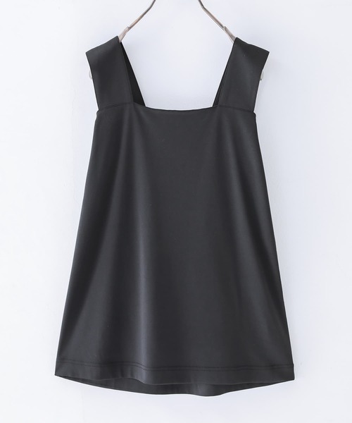 n'OrLABEL（ノアールレーベル）の「【機能素材】『スクエアタンクトップ』（タンクトップ・レディース・ブラック/オフホワイト/ピンク/ブルーグリーン/チャコール/ネイビー・LL/M/L）」の20枚目の写真