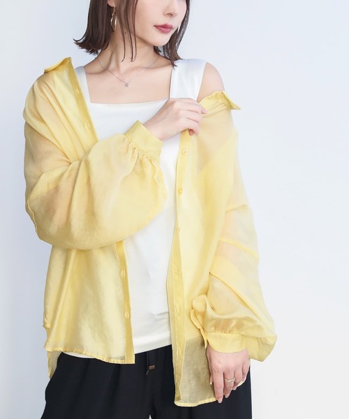 n'OrLABEL(ノアールレーベル)の「【機能素材】『スクエアタンクトップ』(タンクトップ・レディース・ブラック/オフホワイト/ピンク/ブルーグリーン/チャコール/ネイビー・LL/M/L)」の16枚目の写真