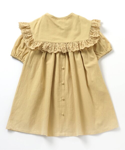 apres les cours(アプレレクール)の「2WAYビッグカラーワンピース(ワンピース・キッズ・イエロー/キナリ/ドット・140/90/110/120/80/130/100)」の18枚目の写真