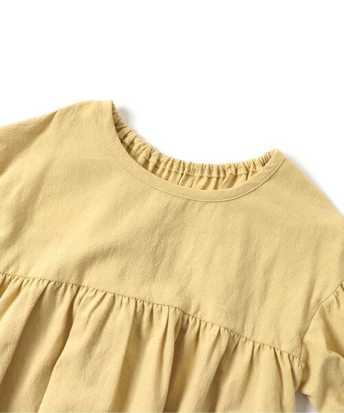 apres les cours(アプレレクール)の「2WAYビッグカラーワンピース(ワンピース・キッズ・イエロー/キナリ/ドット・140/90/110/120/80/130/100)」の21枚目の写真