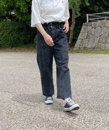 PairPair | ハイウエストギャザーパンツ(ユニセックス)(デニムパンツ)