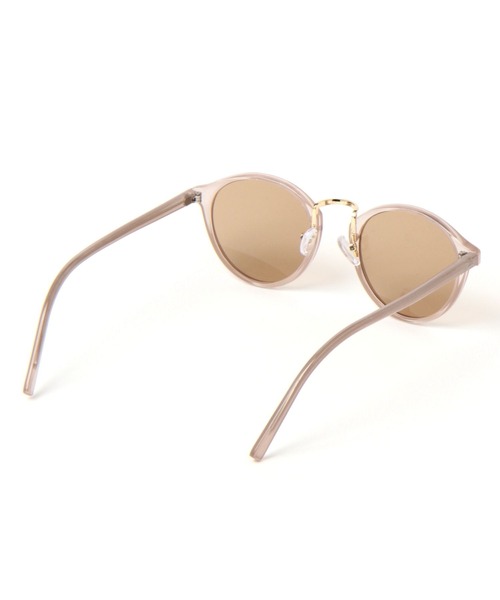 BAYFLOW（ベイフロー）の「ボストンコンビサングラス（サングラス・レディース・ブラウン/ライトベージュ・FREE）」の4枚目の写真