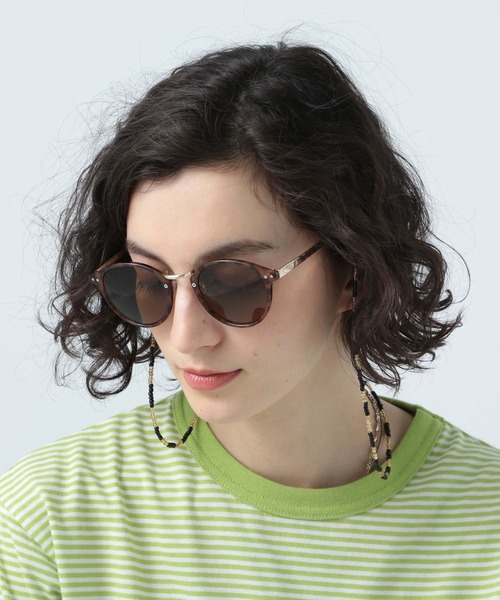 BAYFLOW（ベイフロー）の「ボストンコンビサングラス（サングラス・レディース・ブラウン/ライトベージュ・FREE）」の21枚目の写真