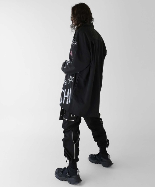 minsobi(ミンソビ)の「レタリングナイロンシャツ(シャツ/ブラウス・メンズ・ホワイト/ブラック・FREE)」の8枚目の写真