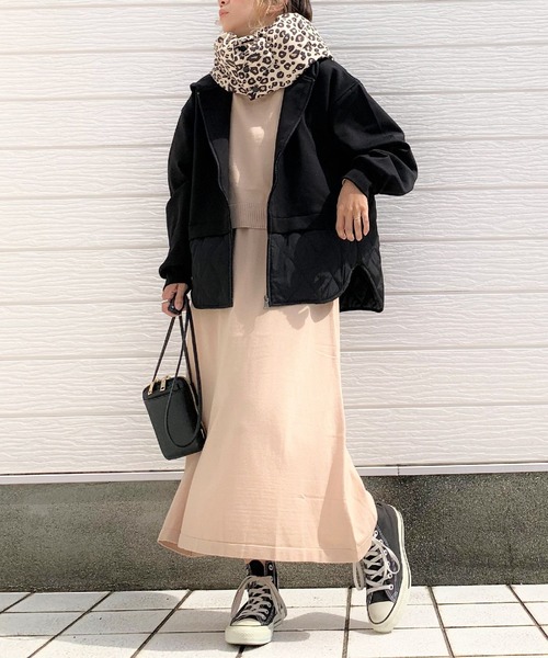 Casselini（キャセリーニ）の「ドロストスヌード（ネックウォーマー/スヌード・レディース・ベージュ系その他/ベージュ・ONE SIZE）」の10枚目の写真