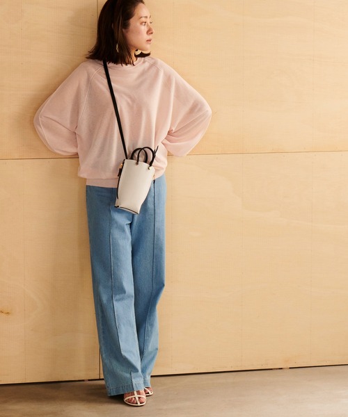 E'POR(エポール)の「【E'POR】Y BAG Micro(サイドジップマイクロショルダーバッグ)Canvas(ショルダーバッグ・レディース・オフホワイト・FREE)」の2枚目の写真