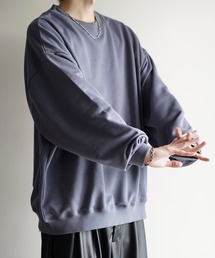 ヘビーTC裏毛ワイドスリーブスウェット