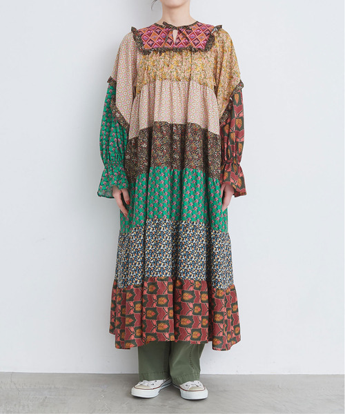 f*1様 新品未使用❗️ゴートゥーハリウッド　アンティークパッチワークPTワンピ 楽天市場】ゴートゥーハリウッド ワンピース（レディース