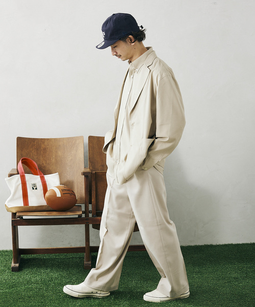 JOURNAL STANDARD relume(ジャーナルスタンダード レリューム)の「サッカー ボクシージャケット(テーラードジャケット・メンズ・ブラック/ベージュ/ブルー・SMALL/MEDIUM/LARGE)」の21枚目の写真