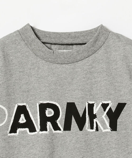 こども ビームス（コドモビームス）の「THE PARK SHOP / PARMY リペア Tシャツ 22（95㎝～145㎝）（Tシャツ/カットソー・キッズ・グレー/オリーブ・95/105/115/125/145）」の6枚目の写真