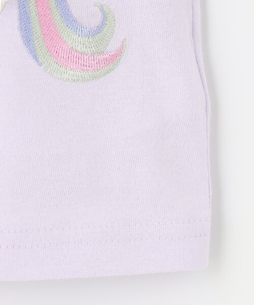 ANY（エニィ）の「ユニコーンポシェットTシャツ（Tシャツ/カットソー・キッズ・ホワイト系/ネイビー系/ライラック系・90/110/130/100/120）」の9枚目の写真