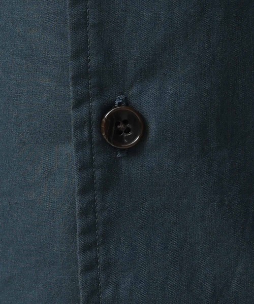 ADAM ET ROPE'（アダムエロペ）の「ノーカラー シャツジャケット/レイヤード（ブルゾン・メンズ・グリーン系その他2/ネイビー・M/L）」の10枚目の写真