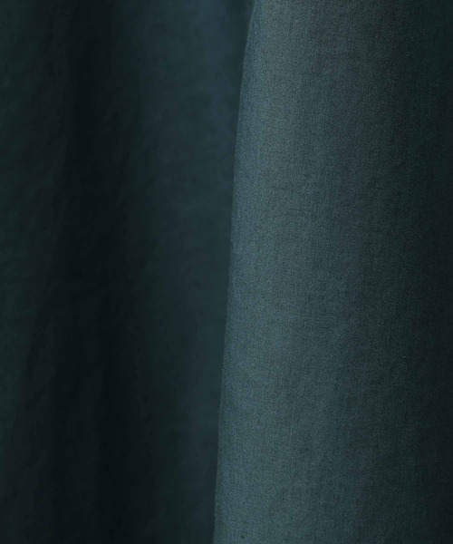 ADAM ET ROPE'（アダムエロペ）の「ノーカラー シャツジャケット/レイヤード（ブルゾン・メンズ・グリーン系その他2/ネイビー・M/L）」の6枚目の写真