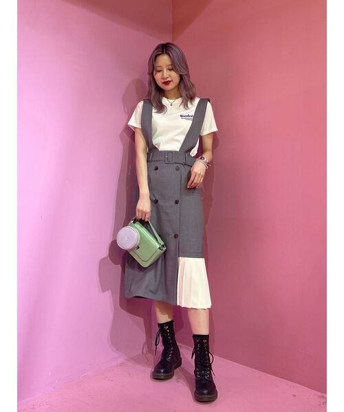 jouetie（ジュエティ）の「ワンハンドルマルチ BAG（ハンドバッグ・レディース・ブラック/オフホワイト/グリーン・FREE）」の7枚目の写真