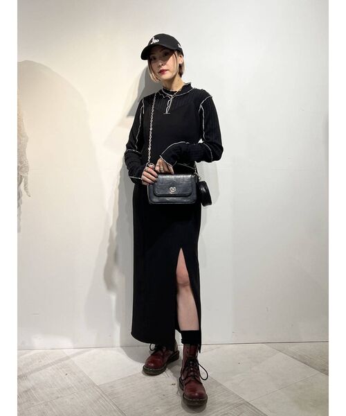 jouetie（ジュエティ）の「ワンハンドルマルチ BAG（ハンドバッグ・レディース・ブラック/オフホワイト/グリーン・FREE）」の13枚目の写真