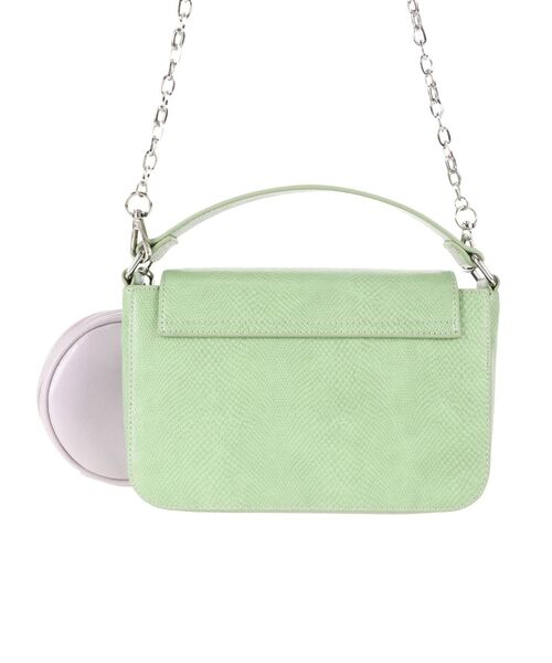 jouetie（ジュエティ）の「ワンハンドルマルチ BAG（ハンドバッグ・レディース・ブラック/オフホワイト/グリーン・FREE）」の9枚目の写真