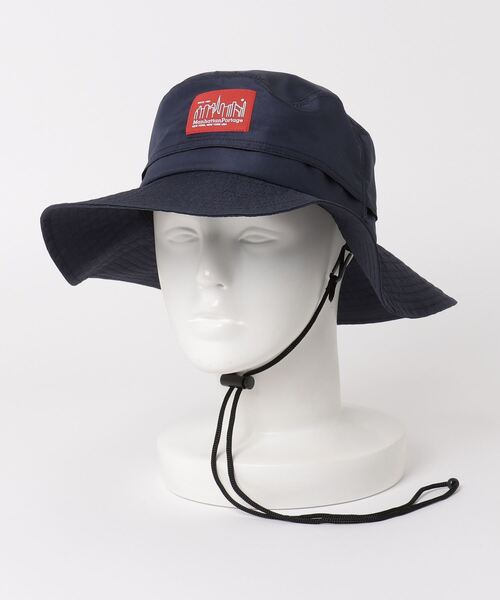 Manhattan Portage（マンハッタンポーテージ）の「Manhattan Portage/マンハッタンポーテージ ハット 紫外線対策 撥水 Sunshade Hat MP146（ハット・メンズ・ネイビー/ブラック・FREE）」の3枚目の写真