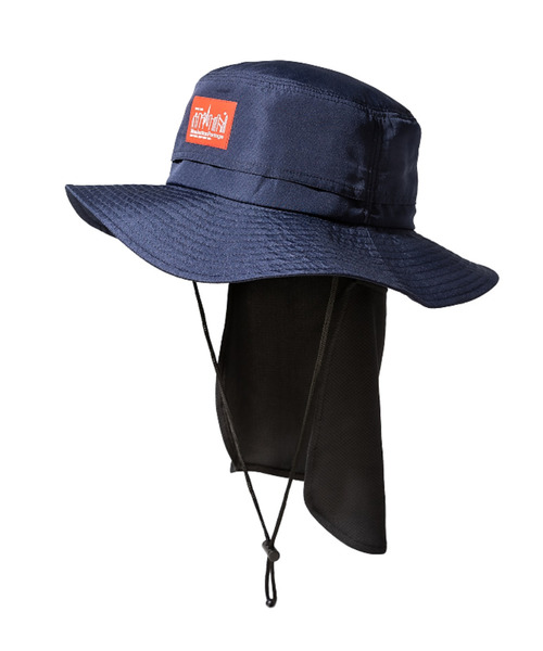Manhattan Portage（マンハッタンポーテージ）の「Manhattan Portage/マンハッタンポーテージ ハット 紫外線対策 撥水 Sunshade Hat MP146（ハット・メンズ・ネイビー/ブラック・FREE）」の2枚目の写真