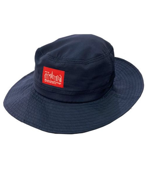 Manhattan Portage（マンハッタンポーテージ）の「Manhattan Portage/マンハッタンポーテージ ハット 紫外線対策 撥水 Sunshade Hat MP146（ハット・メンズ・ネイビー/ブラック・FREE）」の14枚目の写真