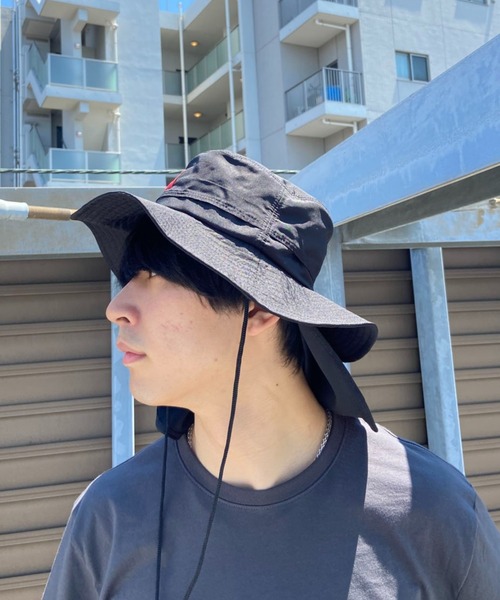 Manhattan Portage（マンハッタンポーテージ）の「Manhattan Portage/マンハッタンポーテージ ハット 紫外線対策 撥水 Sunshade Hat MP146（ハット・メンズ・ネイビー/ブラック・FREE）」の15枚目の写真