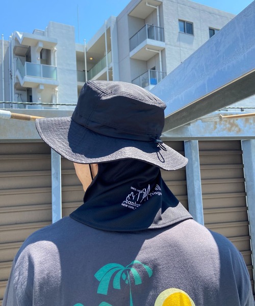 Manhattan Portage（マンハッタンポーテージ）の「Manhattan Portage/マンハッタンポーテージ ハット 紫外線対策 撥水 Sunshade Hat MP146（ハット・メンズ・ネイビー/ブラック・FREE）」の19枚目の写真