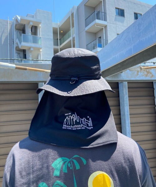 Manhattan Portage（マンハッタンポーテージ）の「Manhattan Portage/マンハッタンポーテージ ハット 紫外線対策 撥水 Sunshade Hat MP146（ハット・メンズ・ネイビー/ブラック・FREE）」の20枚目の写真