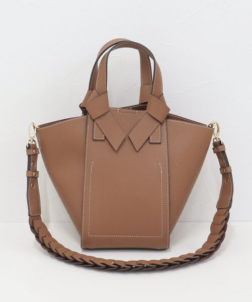 fredy emue(フレディエミュ)の「メッシュショルダーハンドバッグ(ショルダーバッグ・レディース・アイボリー/グレイッシュベージュ/キャメル・FREE)」の12枚目の写真