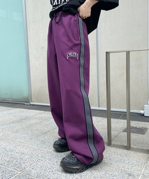 Candy Stripper（キャンディストリッパー）の「CND TRACK パンツ（その他パンツ・レディース・パープル/ブラック・2）」の3枚目の写真