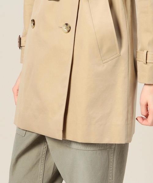 BEAUTY&YOUTH UNITED ARROWS（ビューティーアンドユースユナイテッドアローズ）の「BYTF 60/2 ミドルトレンチコート о（トレンチコート・レディース・ベージュ/ネイビー・MEDIUM/SMALL）」の14枚目の写真
