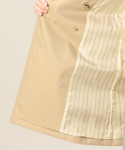 BEAUTY&YOUTH UNITED ARROWS（ビューティーアンドユースユナイテッドアローズ）の「BYTF 60/2 ミドルトレンチコート о（トレンチコート・レディース・ベージュ/ネイビー・MEDIUM/SMALL）」の15枚目の写真
