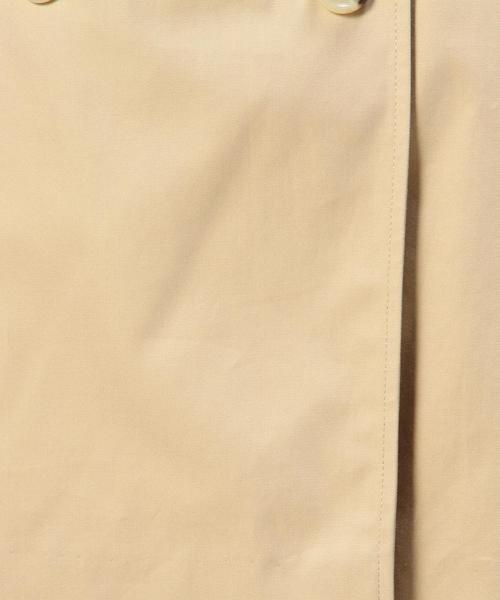 BEAUTY&YOUTH UNITED ARROWS（ビューティーアンドユースユナイテッドアローズ）の「BYTF 60/2 ミドルトレンチコート о（トレンチコート・レディース・ベージュ/ネイビー・MEDIUM/SMALL）」の8枚目の写真