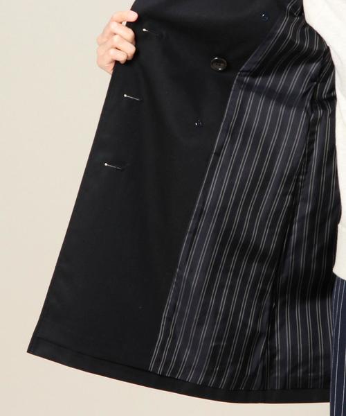 BEAUTY&YOUTH UNITED ARROWS（ビューティーアンドユースユナイテッドアローズ）の「BYTF 60/2 ミドルトレンチコート о（トレンチコート・レディース・ベージュ/ネイビー・MEDIUM/SMALL）」の16枚目の写真
