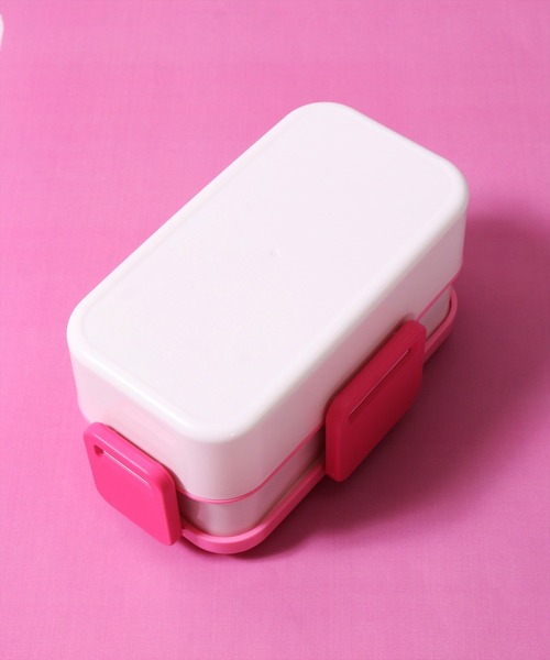 BAYBLO（ベイブロ）の「(SK)抗菌 ふわっと盛れる 2段 弁当箱[600ml]（お弁当箱・レディース・ブルー系その他/パープル系その他/サックスブルー/クリーム/ライトパープル/ライトピンク/ピンク系・ONE SIZE）」の14枚目の写真