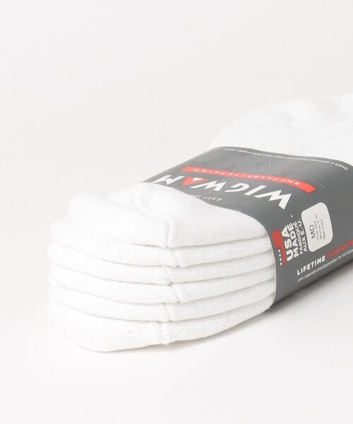 WIGWAM(ウィグワム)の「WIGWAM SUPER QUARTER 3-PACK(ソックス/靴下・メンズ・ホワイト/ブラック/ホワイト系その他・L/M)」の18枚目の写真