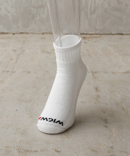 WIGWAM(ウィグワム)の「WIGWAM SUPER QUARTER 3-PACK(ソックス/靴下・メンズ・ホワイト/ブラック/ホワイト系その他・L/M)」の8枚目の写真