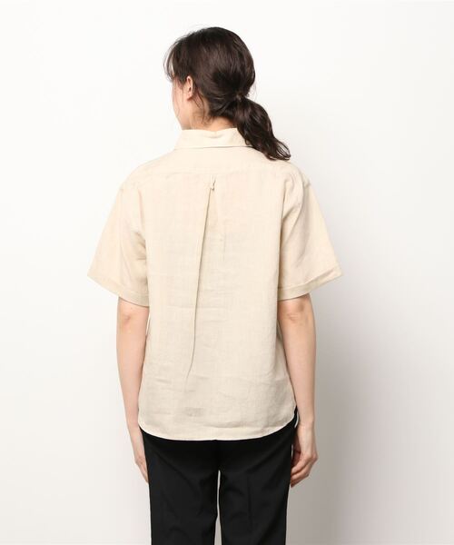 DANTON（ダントン）の「DANTON/ダントン リネンラウンドカラー プル