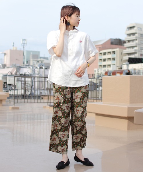 DANTON（ダントン）の「DANTON/ダントン リネンラウンドカラー プル