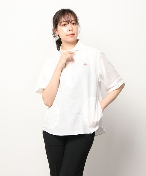 DANTON（ダントン）の「DANTON/ダントン リネンラウンドカラー プル