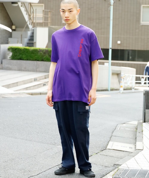 LONELY/論理(ロンリー)の「LONELY(論理)/ロンリーDANCEWITH/TEE プリントTシャツ(Tシャツ/カットソー・メンズ・ホワイト/ブラック/パープル・XL/L/XXL)」の10枚目の写真