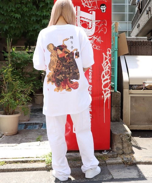 LONELY/論理(ロンリー)の「LONELY(論理)/ロンリーDANCEWITH/TEE プリントTシャツ(Tシャツ/カットソー・メンズ・ホワイト/ブラック/パープル・XL/L/XXL)」の9枚目の写真